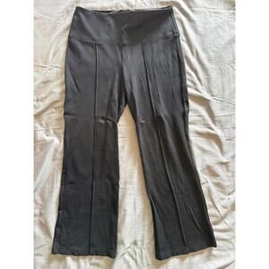 LYSSE Womens High Waist PullOn Hourglass Shaping Wide Leg Pants Black Size Large